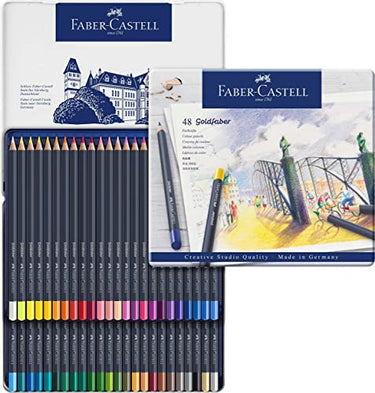 FABER-CASTELL 114748 - Farbstifte mit permanenter Ölkreidemine Goldfaber, 48er Set im Sale